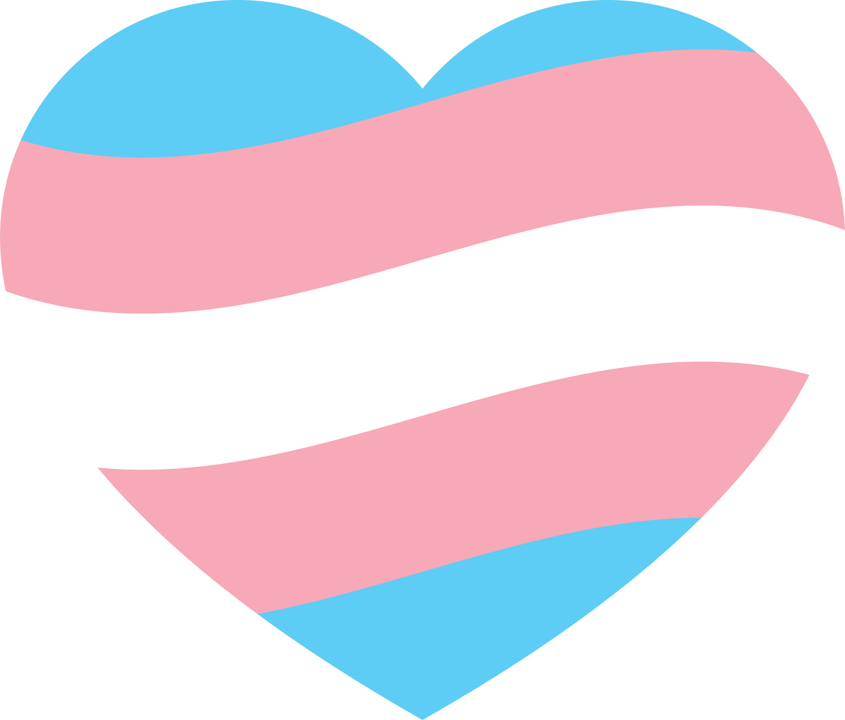 Transgender Heart Icon